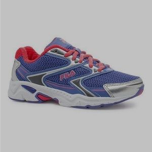 FILA Girls Sneakers Size 13.5 Lavender Blue & Pink, Very gently worn
